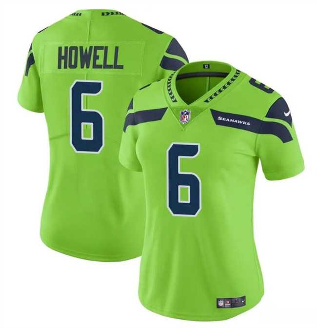 Women's Seattle Seahawks #6 Sam Howell Green Vapor Limited Stitched Jersey Dzhi,We sell and wholesale Women's Seattle Seahawks #6 Sam Howell Green Vapor Limited Stitched Jersey Dzhi on line form chian!
